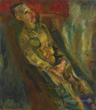 Chaïm Soutine œuvres - YOUNG MAN OBLIGENTLY EXTENDED Chaim Soutine